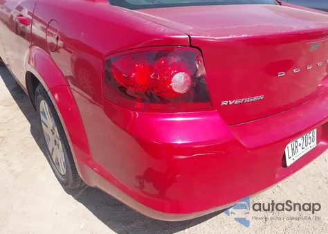 2013 Dodge Avenger Se из США, поврежденный, VIN 1C3CDZAB1DN541142